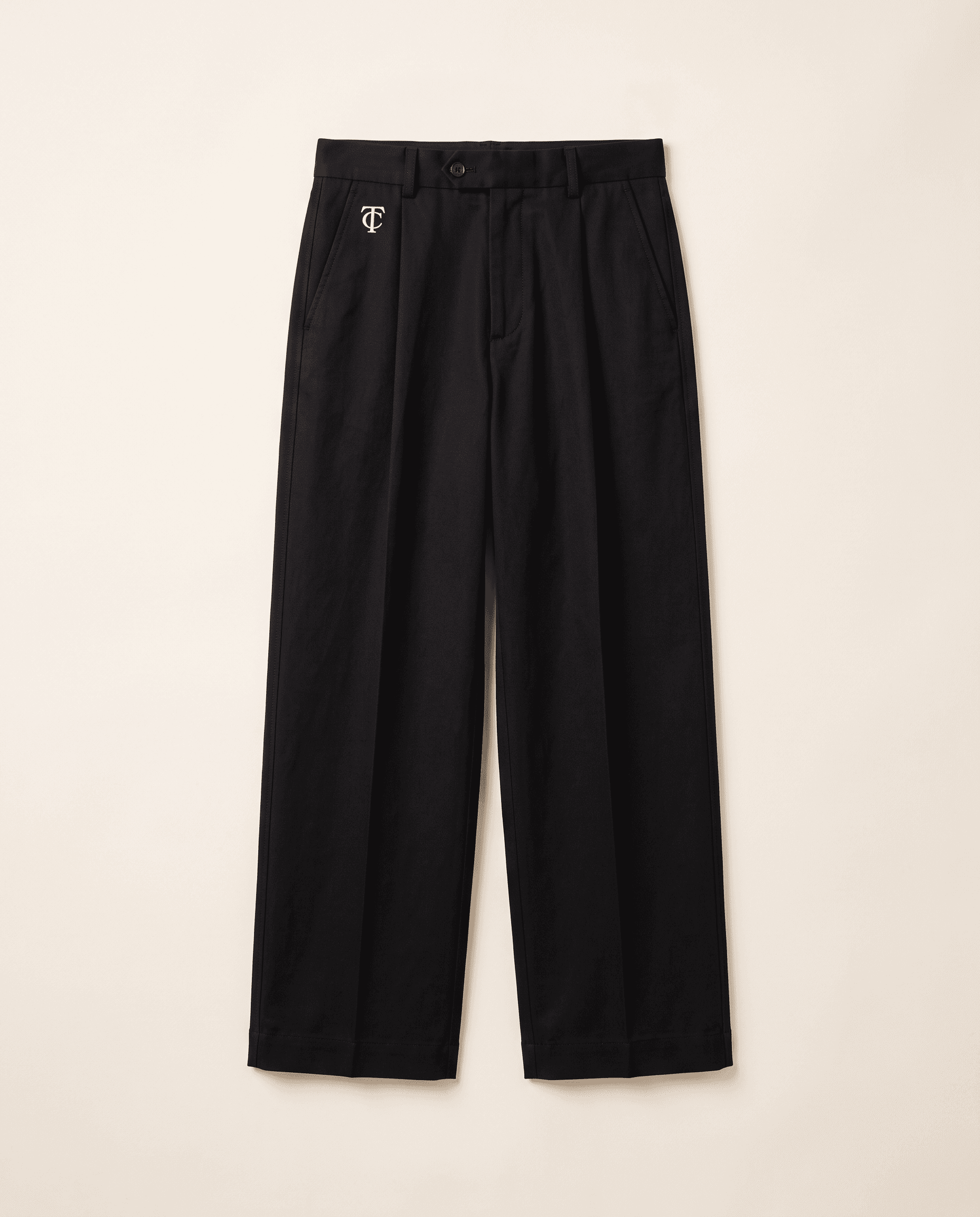 TC Wide-Leg Trousers in Black